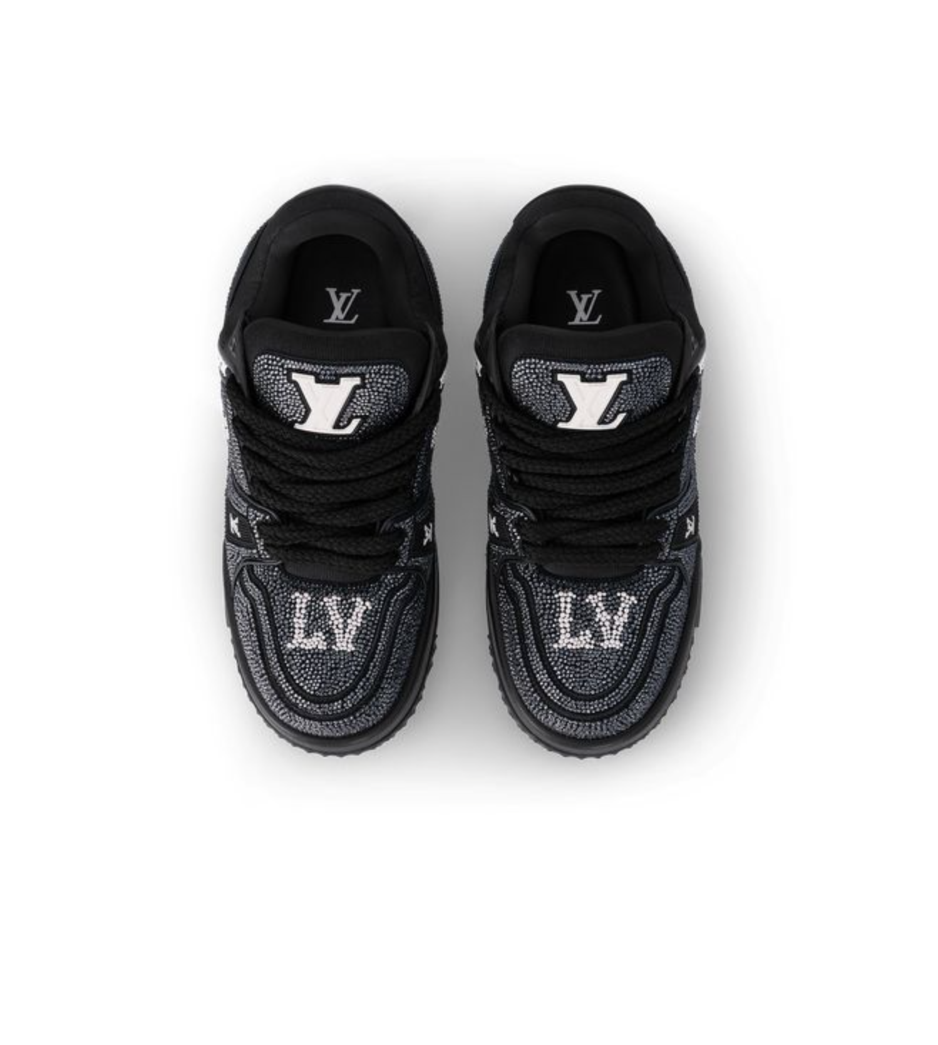 LV 'Maxi Black Swarovksi Crystal'