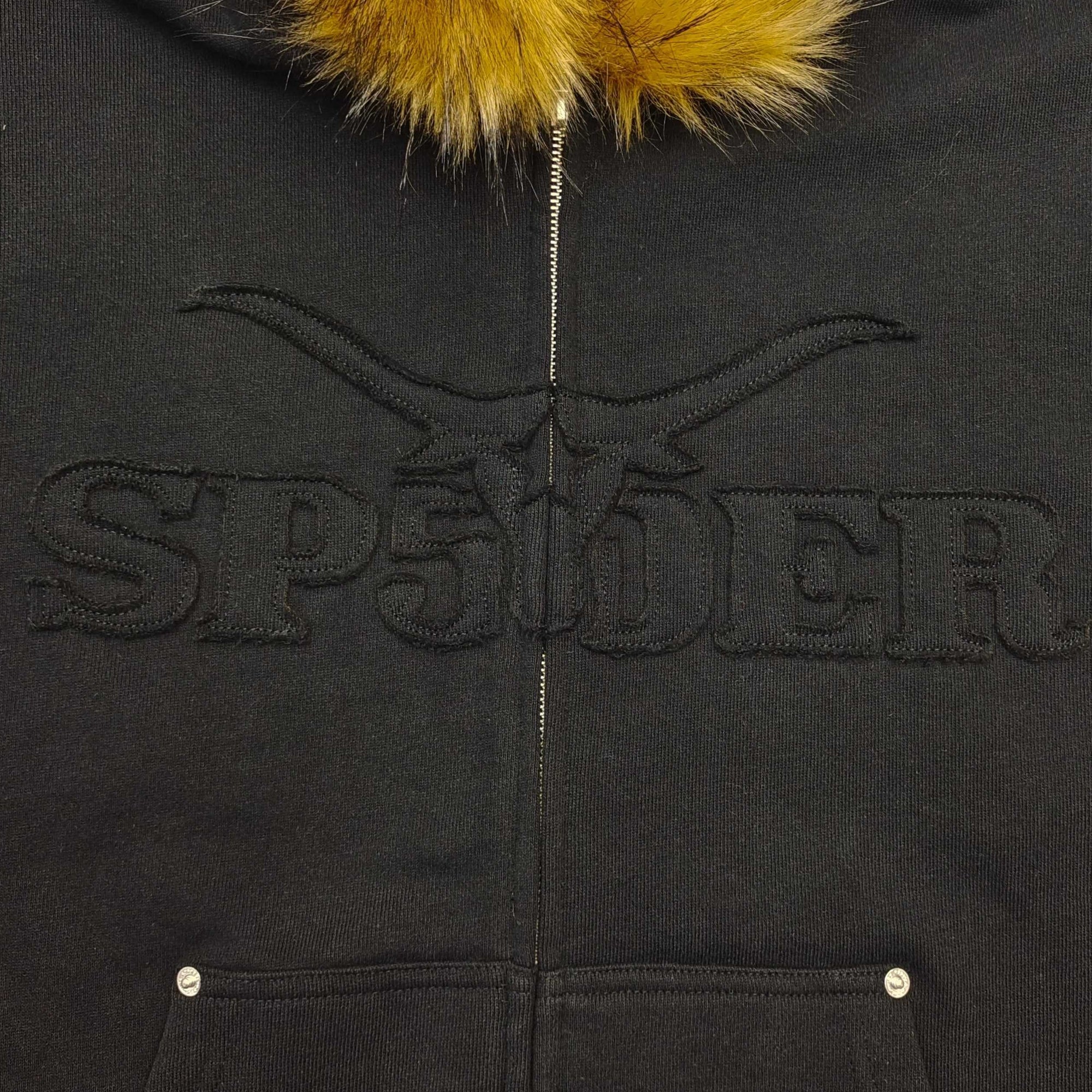 Sp5der Garibaldi Zip Up Black