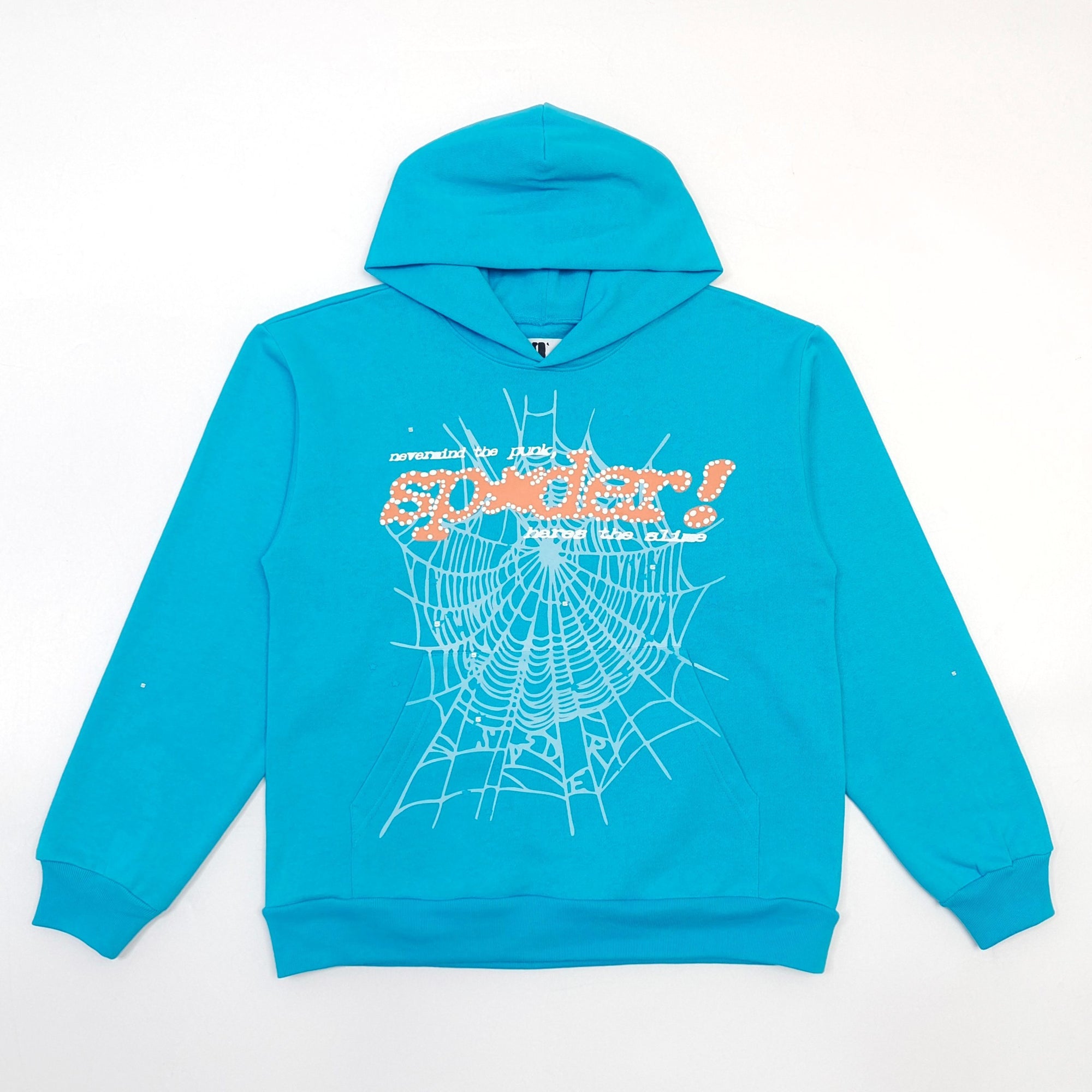 Sp5der Punk V2 Hoodie 'Cyan'
