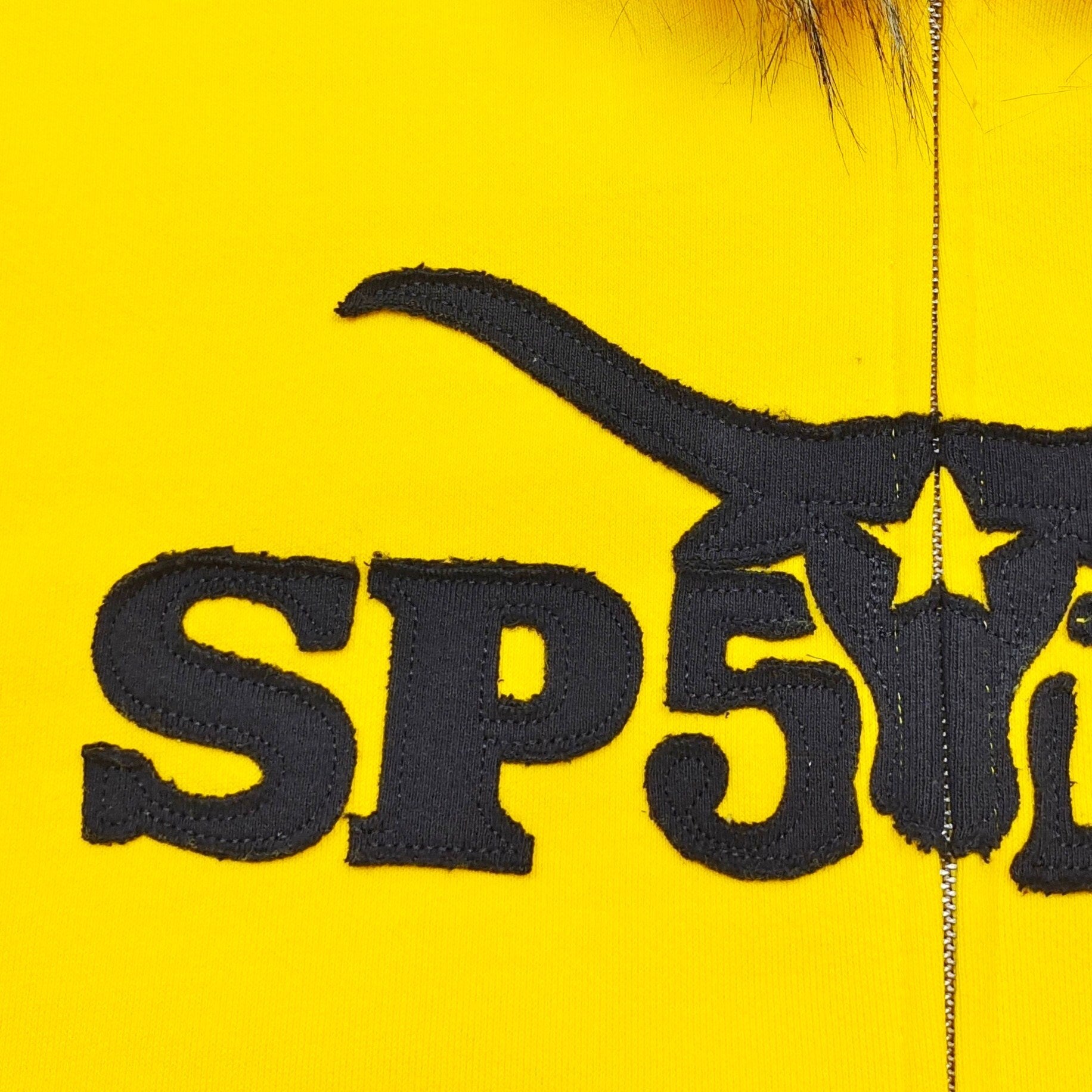 Sp5der Garibaldi Zip Up Yellow