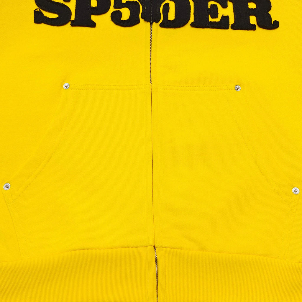 Sp5der Garibaldi Zip Up Yellow