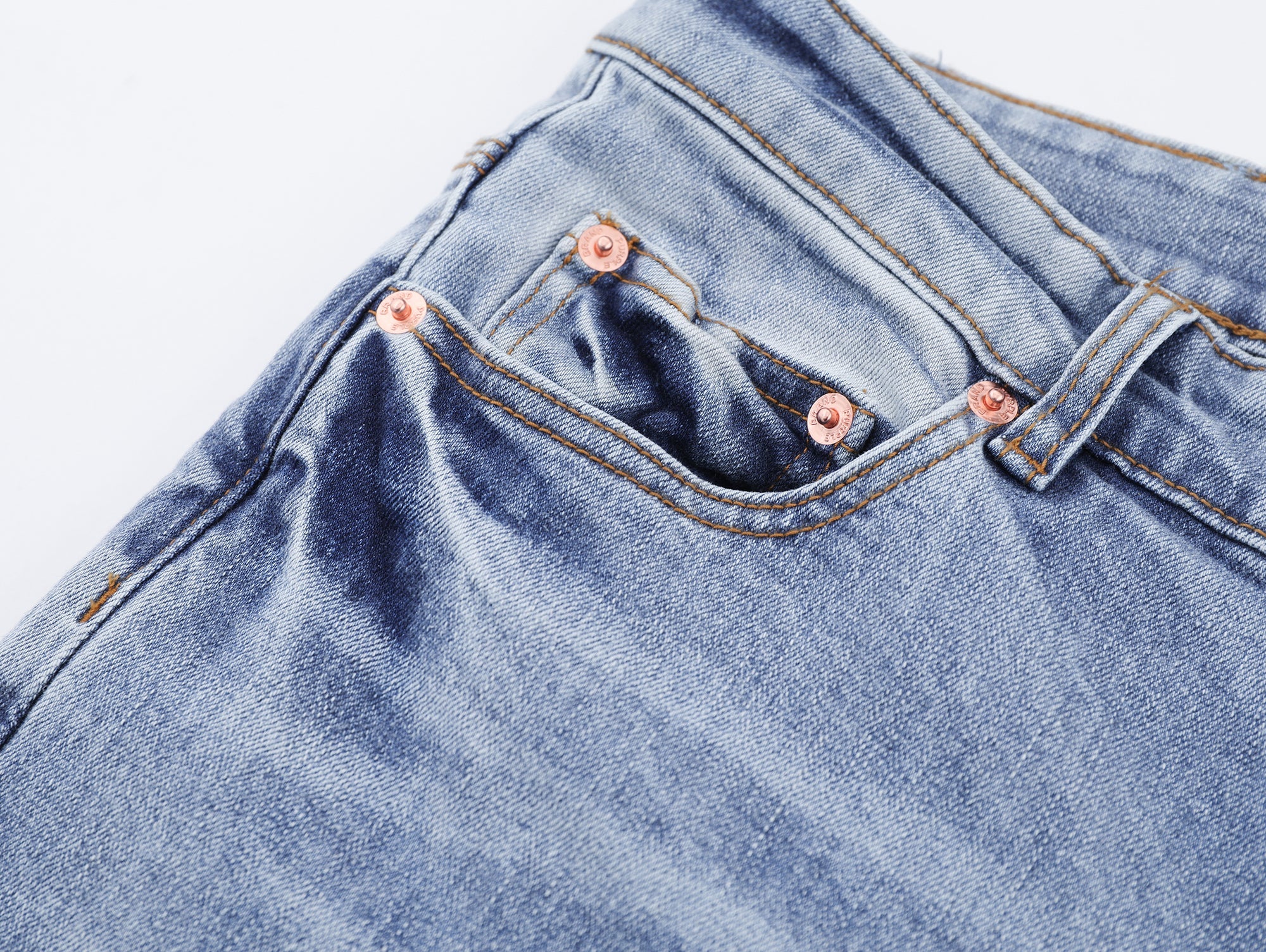 P135 Denim Black Branded Jeans