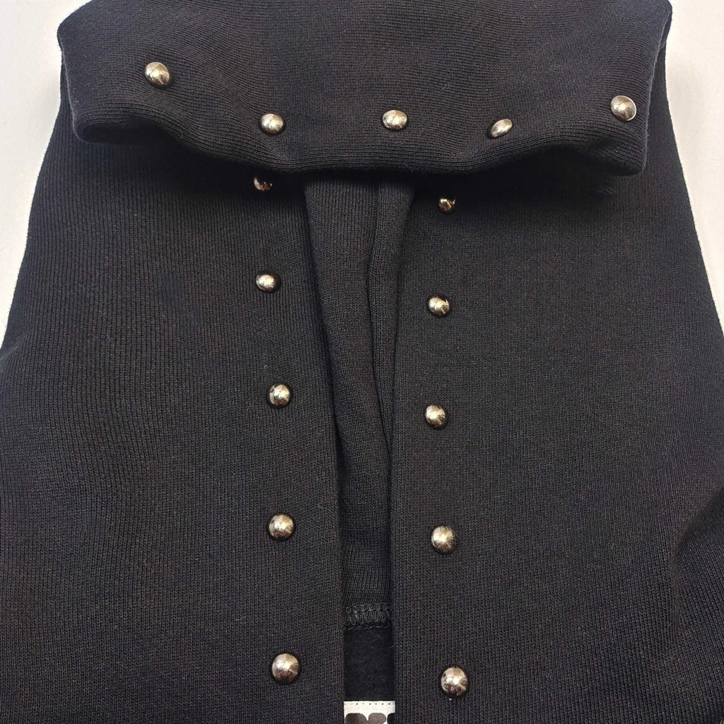 Sp5der Punk V3 Studded Hoodie Black