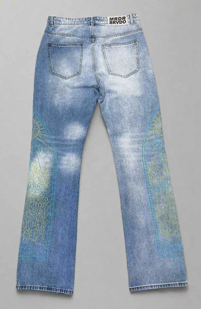 Blue Virtuous Jeans In Sky