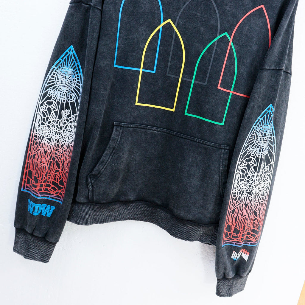 Black Intertwined Windows Hoodie