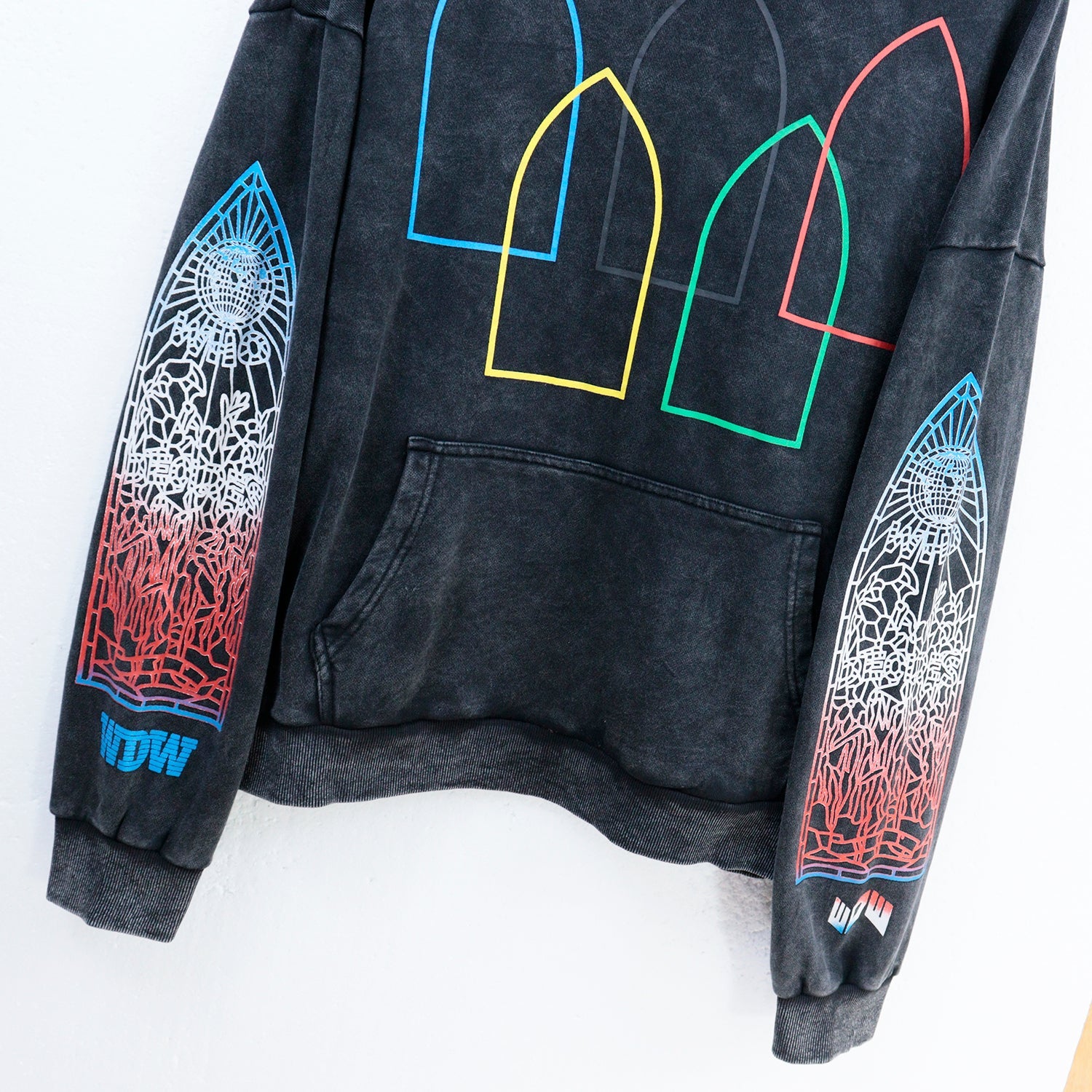 Black Intertwined Windows Hoodie