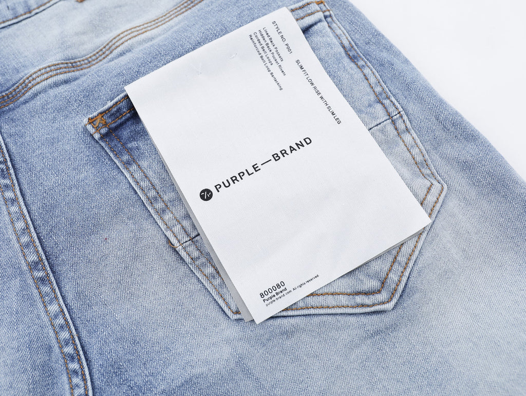 P135 Denim Black Branded Jeans
