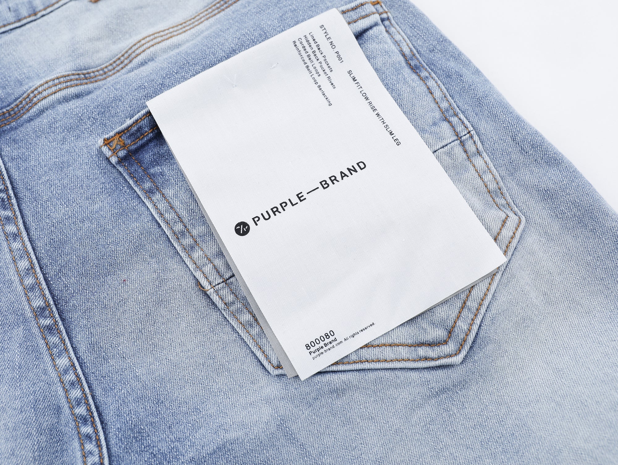 P135 Denim Black Branded Jeans