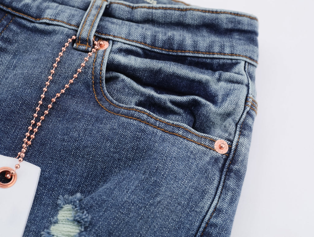 P130 Ripped Light Blue Jeans