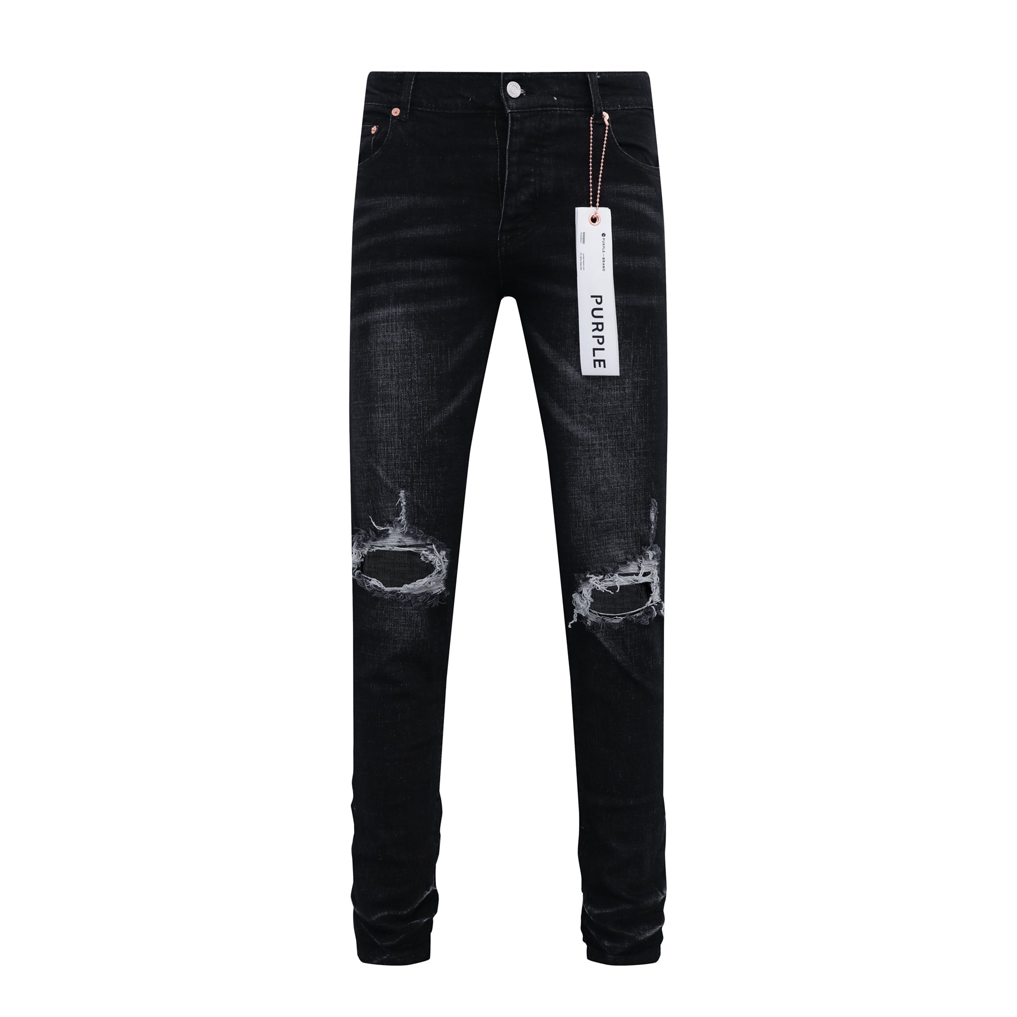 P506 BLK Ripped Jeans